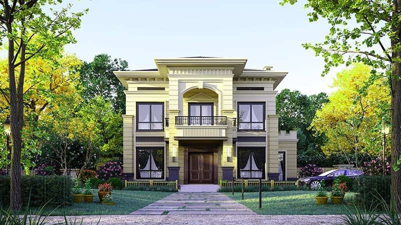 遵义中式合院住宅，开放庭院与邻里乡亲更亲近